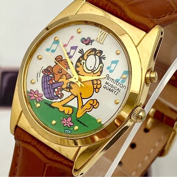 Vintage Garfield X Armitron Musical Collectors Watch🎵 - Picture 6 of 17